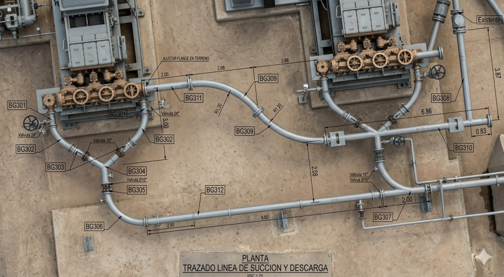 Piping industrial
